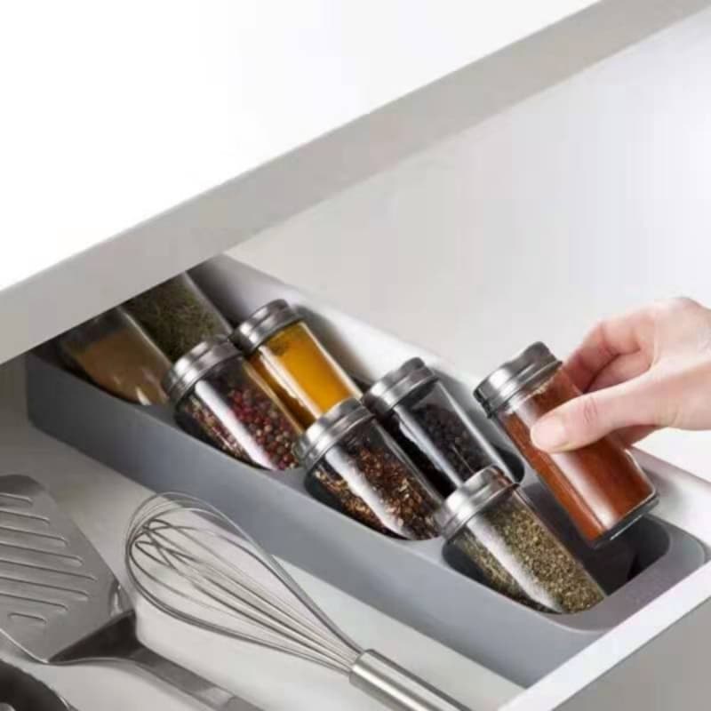 Kitchen Drawer Organizer Storage Box  Expandable Cutlery Tray  Compact Cutl