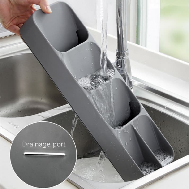 Kitchen Drawer Organizer Storage Box  Expandable Cutlery Tray  Compact Cutl