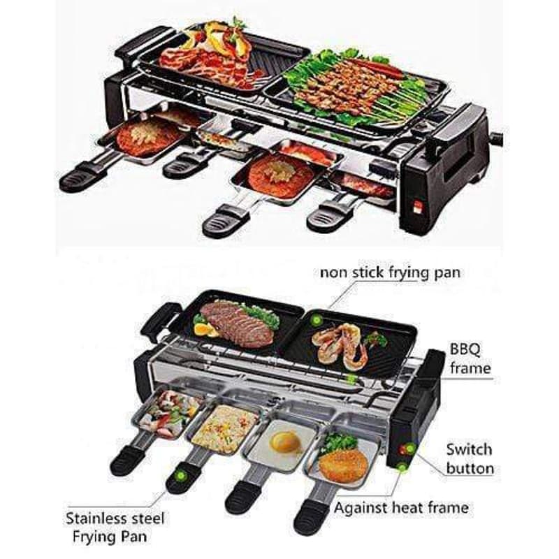 Electric And Barbecue Grill