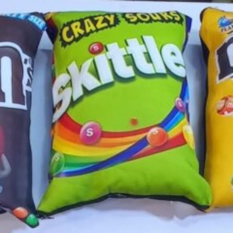 Peanut M&m Printed Cushion For Kids